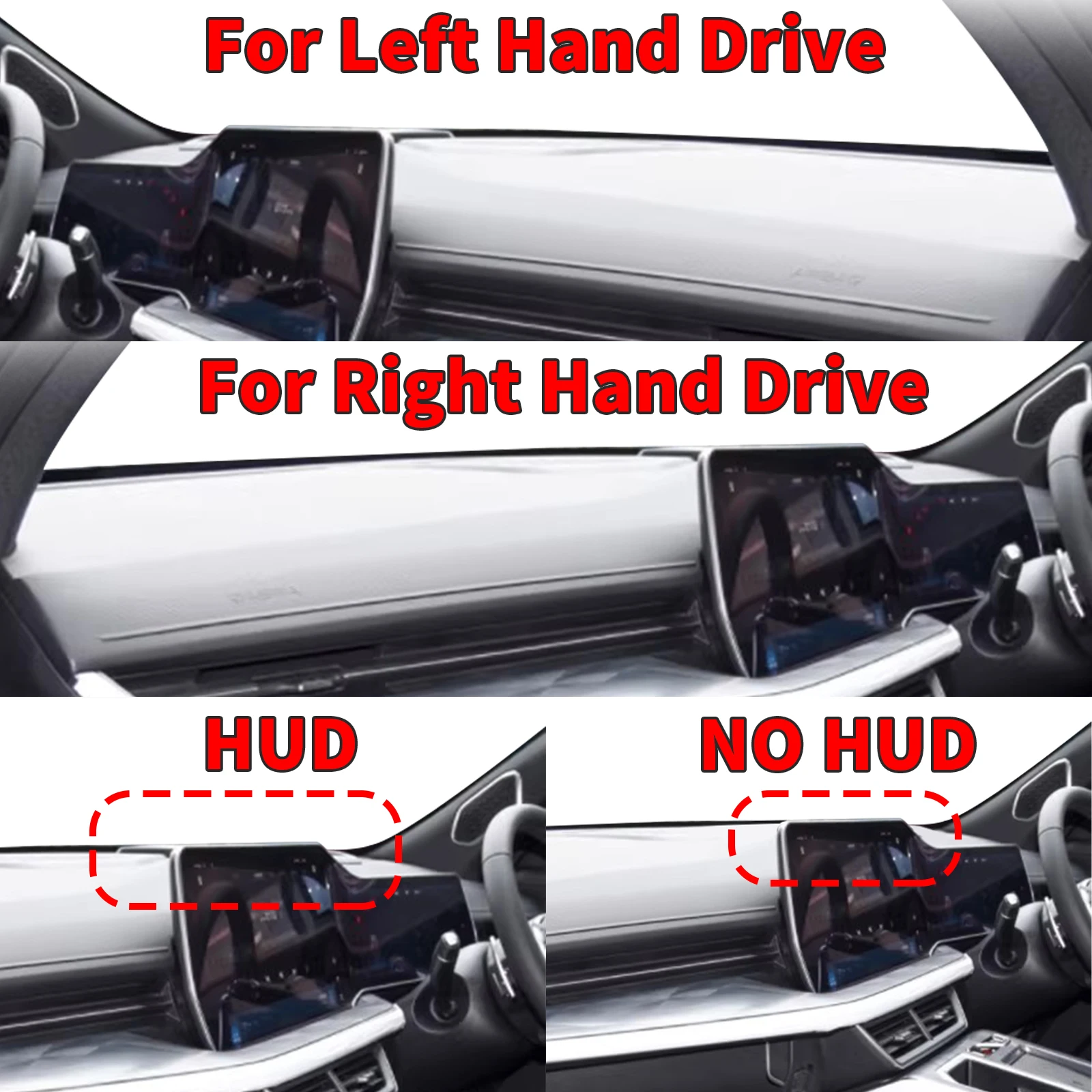 

fit for Haval F7 II 2024 2025 2026 ​​Car Dashboard Cover Dashmat Non‑Slip Protective Dash Mat Pad Auto Accessories