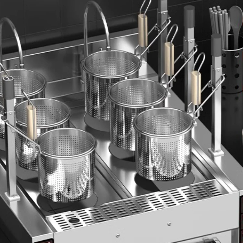 

Automatic noodle cooking stove electric heating lifting and lowering timing noodle cooking machine