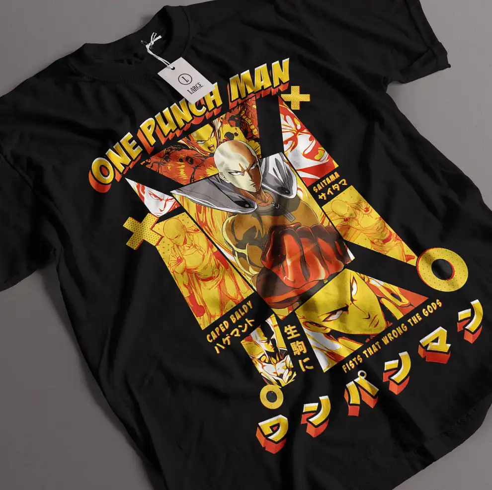 

One Punch Man Saitama Caped Baldy T-Shirt