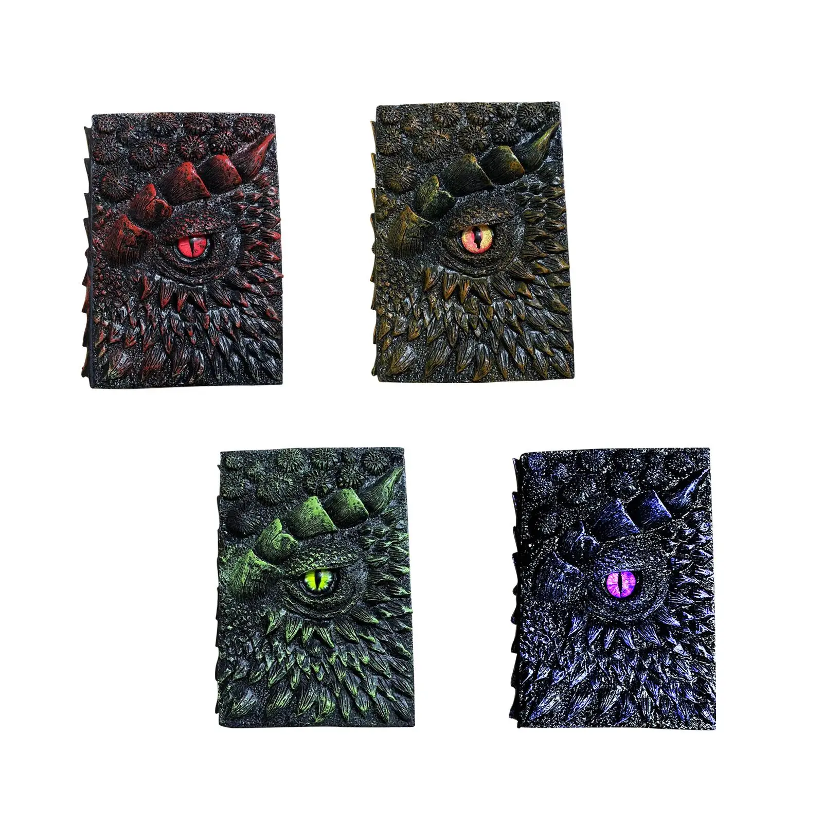 

3D Dragon Eye Embossed Journal Daily Notepad Crafts Resin Engraving Notebook