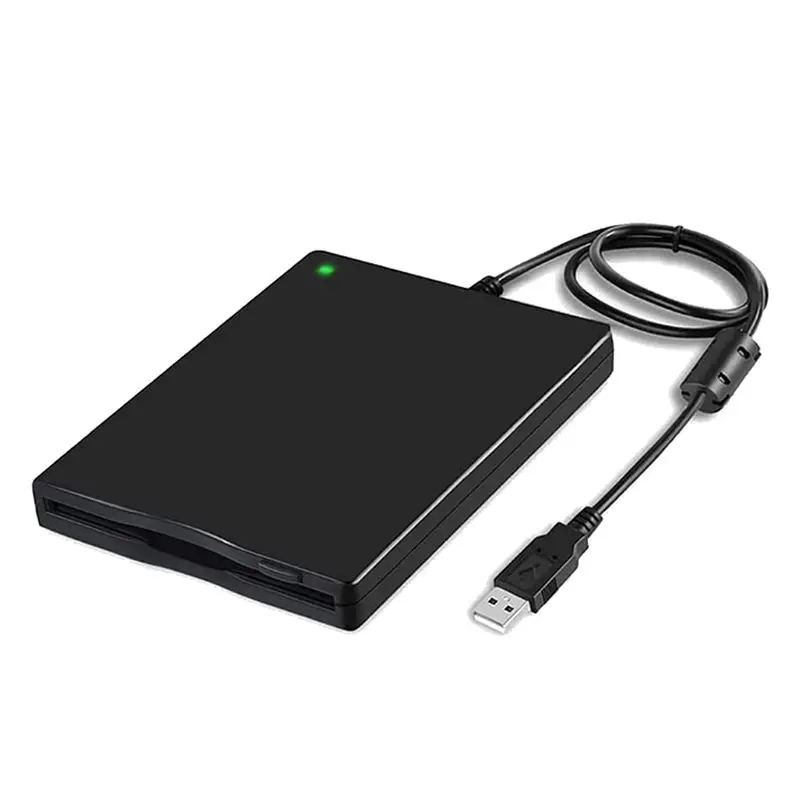 Well Made-USB Floppy Disk Reader Drive USB Floppy Disk Drive 3.5 External Portable 1.44 MB FDD Diskette Drive For PC Laptop Desk