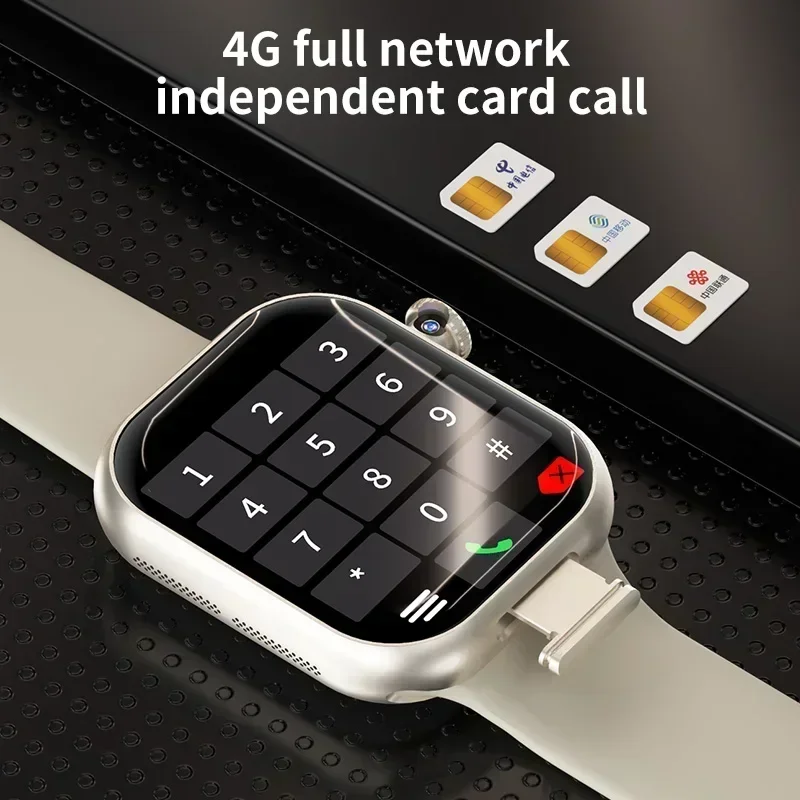 ساعة ذكية VP29 حديثة 4G شبكة كاملة أندرويد 2.29 بوصة كاميرا دوارة بطاقة SIM GPS WIFI NFC نظام Google Play الصحي