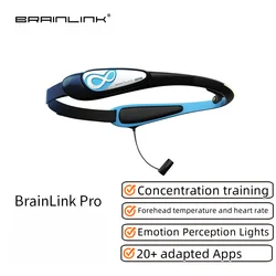 Brainlink PRO EEG Headset ECG Feedback Focus Training Headband EEG Brainwave Emotion Detection With Multiplayer Interactive Game