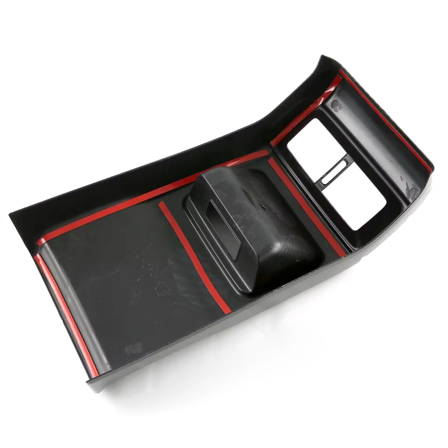 Car Accessories for Honda CR-V CRV 2023 2024 Carbon Fiber Style Interior Rear Air Vent Panel Cover Trim