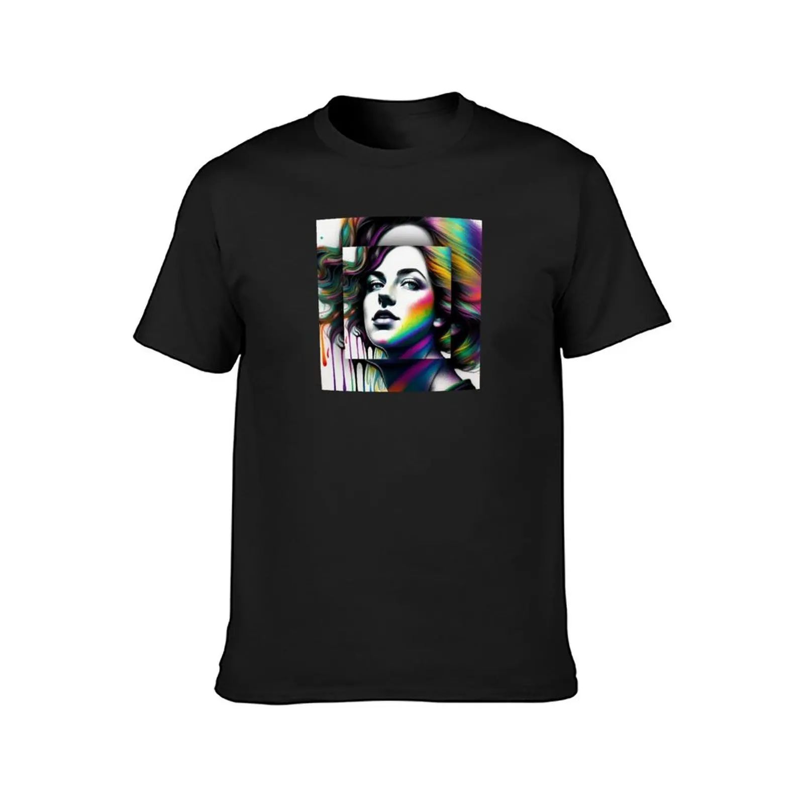 Sometimes we get double vision T-Shirt Aesthetic clothing graphics plus size tops T-shirts for men cotton