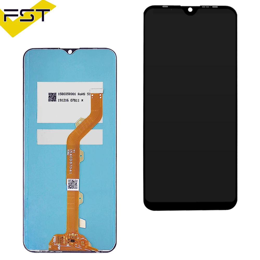 Original For Tecno Spark 4 LCD KC2 Display Touch Screen Digitizer Assembly For Tecno Spark 4 Lite LCD KC8S Sensor Display Repair