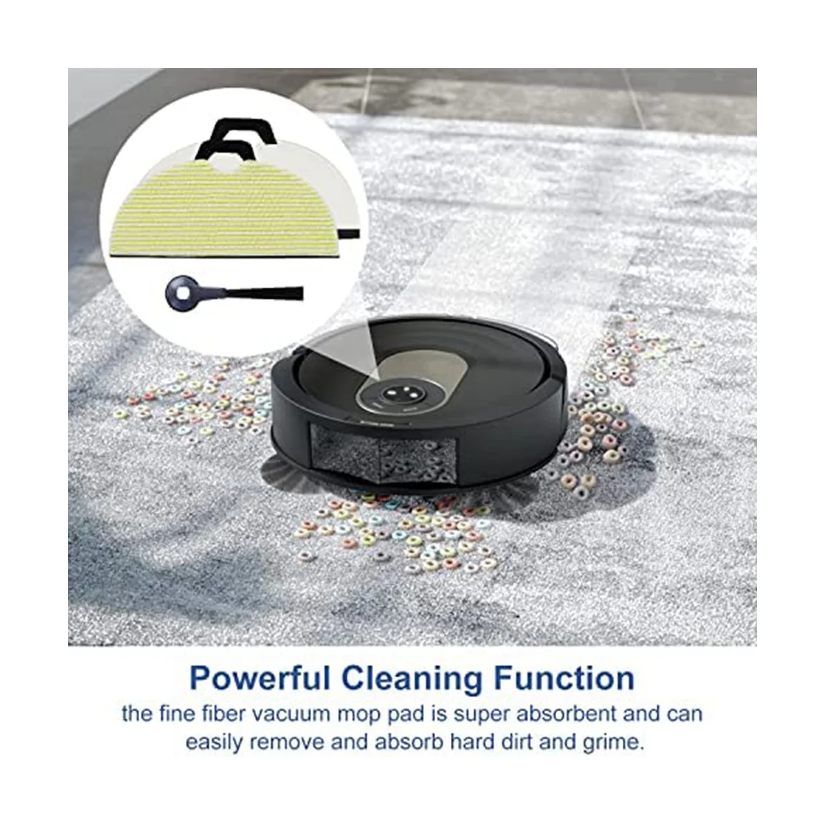 เปลี่ยนPadสําหรับRV2001WD RV2002WD AV2001WD RV2000WDหุ่นยนต์เครื่องดูดฝุ่นสูญญากาศMopเปลี่ยนPad