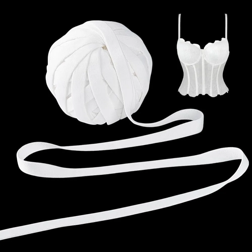 22 Yards Korsett Boning Bügelgehäuse Channeling Ribbon Stoff bedeckt Boning für Corset Busk Hollow Webbing Kleidungsstückherstellung