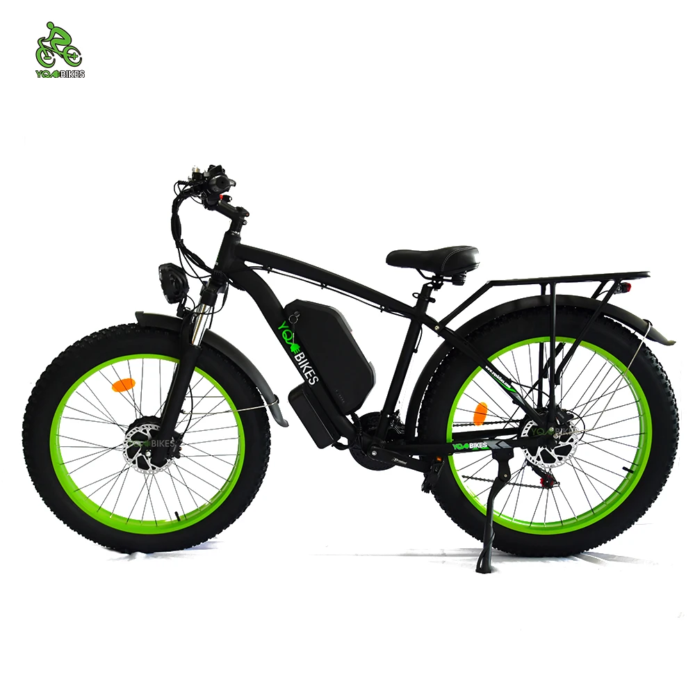 

US Stock 6-8days Arrived Powerful Dual Drive Off Road Electric Bike 2000W 23Ah Oil Brake E Bike Bicycle with Rear Rack