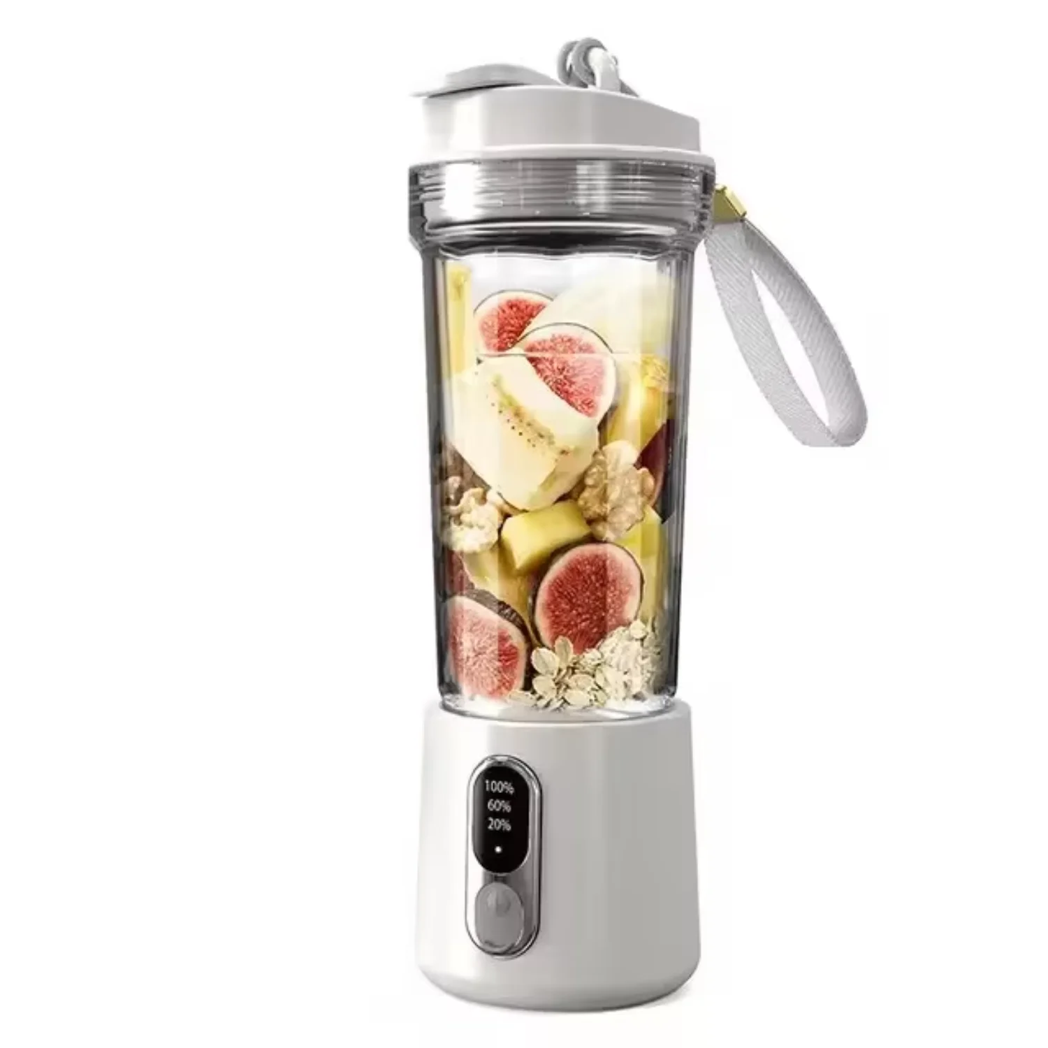 Wireless portable juicer, USB rechargeable intelligent juice cup, small kitchen blender, camping mixer, Ice grinder, health