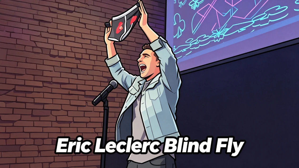 Eric Leclerc Blind Fly Beginner Magician Comedy Performer Stage / Parlor Magic Tricks Illusion Close up Magic Props Bar Trick