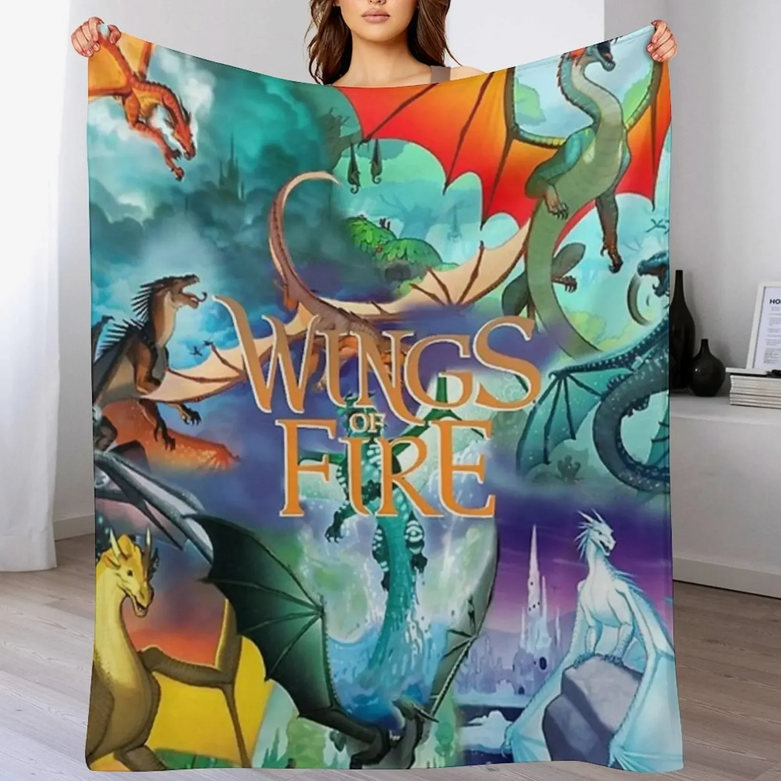 

WOF all dragon Throw Blanket Quilt Beach Blankets