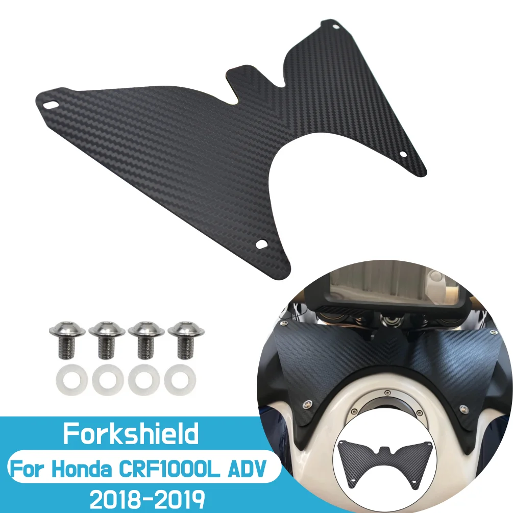CRF1000L ADV Fuel Tank Front Cover For Honda CRF 1000L Adventure Sport 2018 2019 Motorcycle Forkshield Updraft Deflector