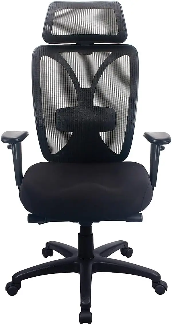 

Tempur-Pedic by Raynor Computer and Desk Chair, Supports Up to 275 Lb, Black office furniture gaming barber chair