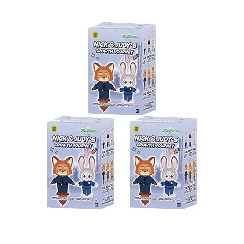

Zootopia 2Nick & Judy's Growth Series Аниме Виниловая кукла Слепая коробка Модная игрушка Таинственная коллекция Сумка Подарок-сюрприз