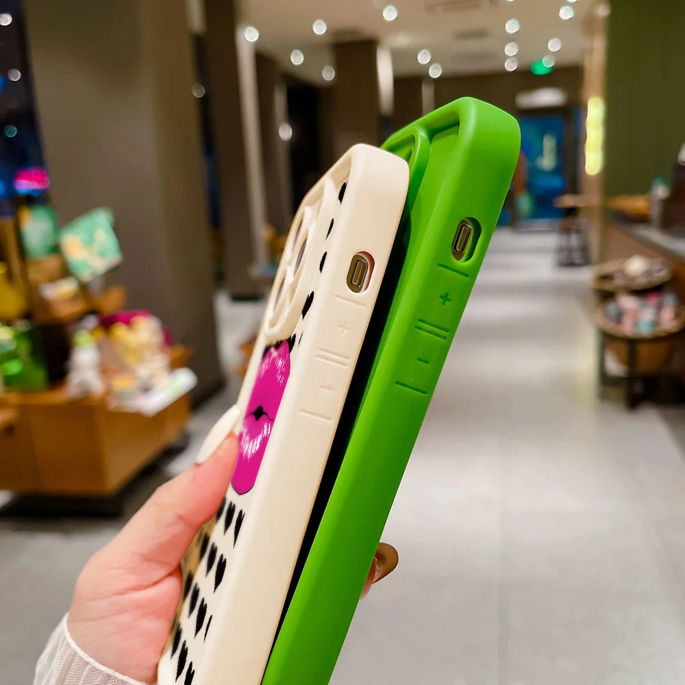 Sexy Girl Lips Phone Case For iPhone 13 15 11 14 12 16 Pro Max Funda iPhone 16e 14 15 7 8 Plus XR XS X SE Candy Heart Soft Cover image 6