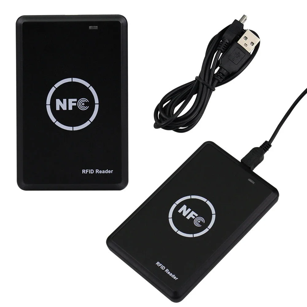 NFC Smart Card Encryption Reader 13.56Mhz Tag Copier 125Khz T5577 Token Replicator CUID/FUID Writer Key Clone USB Programmer