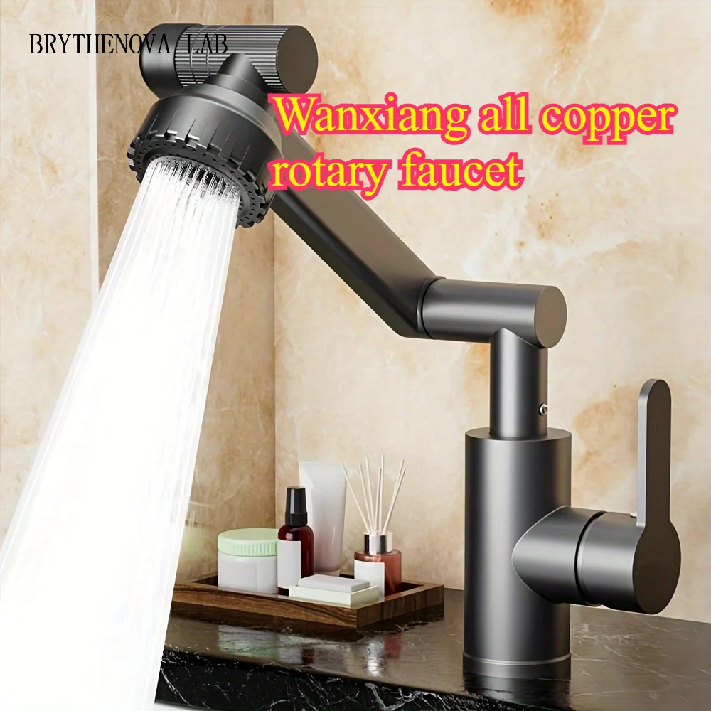 Durable ABS 360° Rotating RV Bathroom Kitchen Faucet Universal Hot and Faucet Cold with 60cm Easy Installation Convenient Design