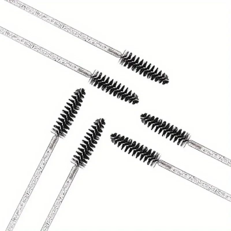 Brosse à cils jetable 50/100 pièces, baguettes de Mascara, pinceaux de maquillage, Kits applicateurs pour Extensions de cils