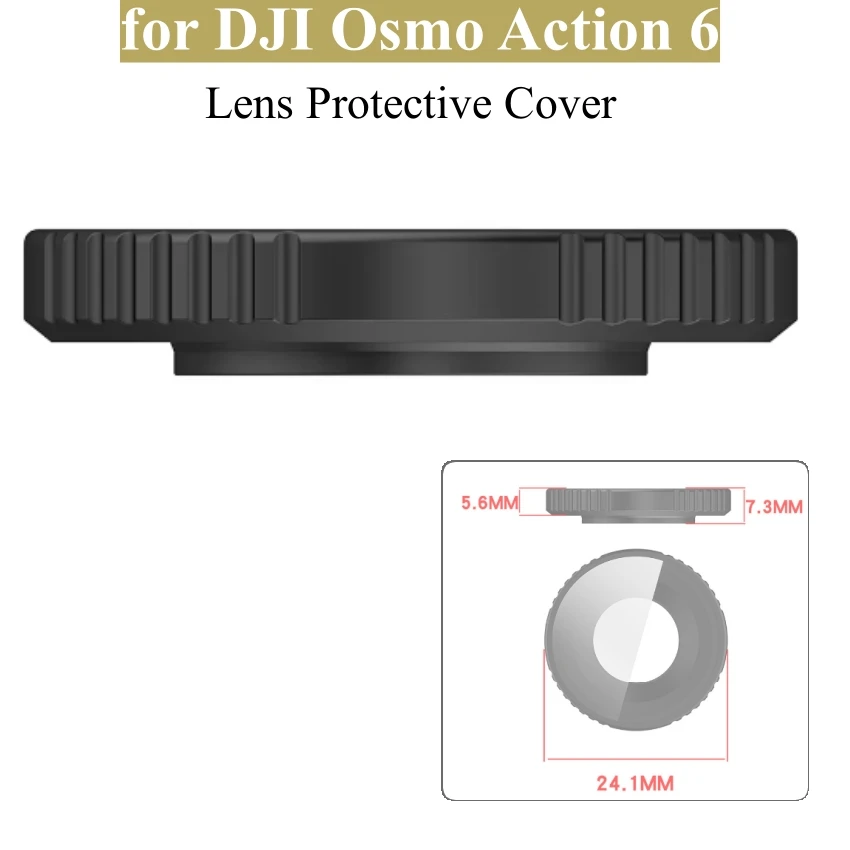 1PCS Camera UV Filter for DJI Osmo Action 6 Lens Protector Protective Cover Accessories