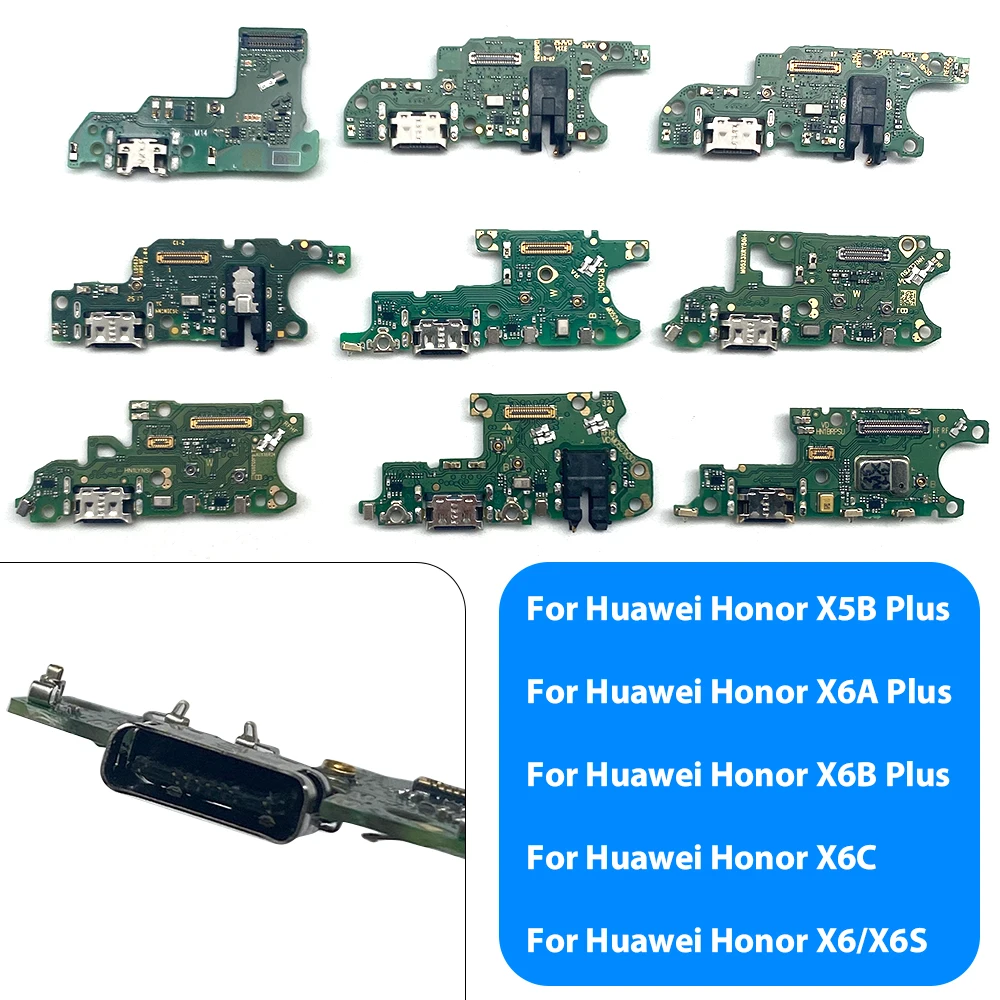 

USB-разъем для зарядки (порт) для Huawei Honor X5, X5B, X5B Plus, X6, X6A, X6B Plus, X6C, X6-X6S, X7B, X7C, X8A, X8, X8 4G, X9C, Magic 7 Lite