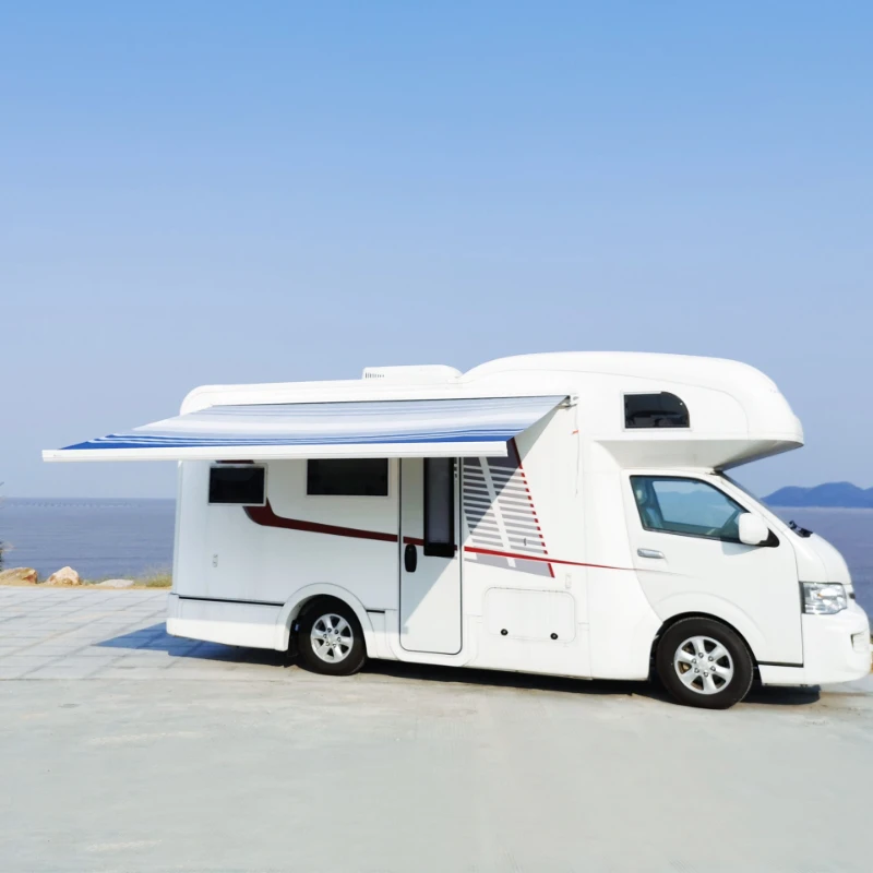 Outdoor awning, RV Motorhome Retractable awning Tent awning RV Manual