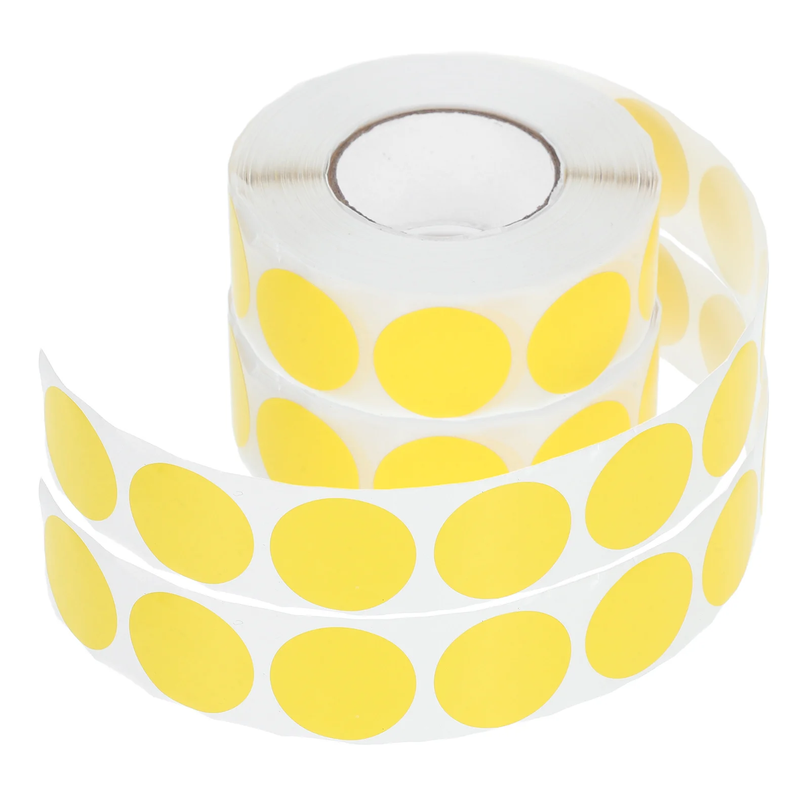 

2 рулона 2,5 см, цветные круглые наклейки, глянцевая бумага, прочный клей, легко снимается для кодирования, файлов, контейнеров для рукоделия, пустых стен