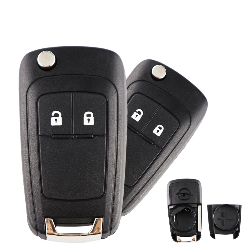 YIQIXIN Dla Opel Vauxhall Insignia Astra J Zafira C Mokka Dla Chevrolet Cruze Epica Lova Camaro Impala Samochodowe składane etui na kluczyk