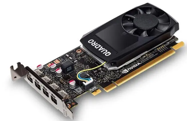Nova placa gráfica NVIDIA Quadro P1000 4GB GDDR5 4X DVI Mini DisplayPort