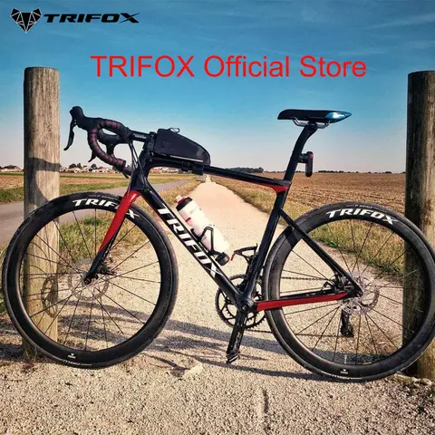 TRIFOX Ultra-light Carbon Road Bike Frameset X16TA 44 / 49 / 52 / 54 / 56 / 58Cm Installable DI2 Mechanical Disc Racing frame
