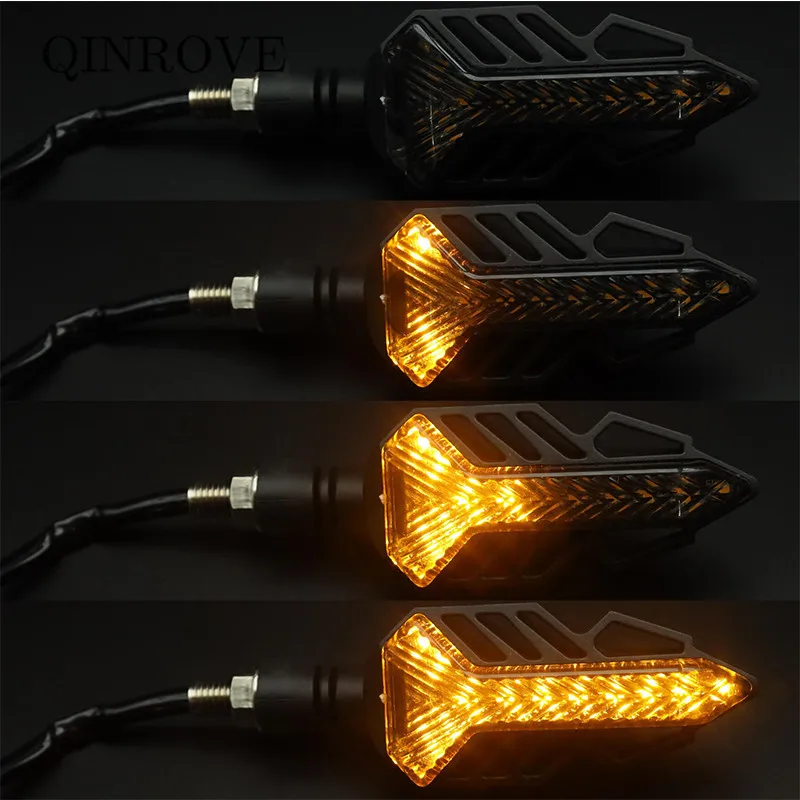 LED Turn Signal Light 12V Motorcycle Universal ABS Flashing Light For Aprilia Dorsoduro 750 CR150 Pegaso 650 CFMOTO 250NK 450NK