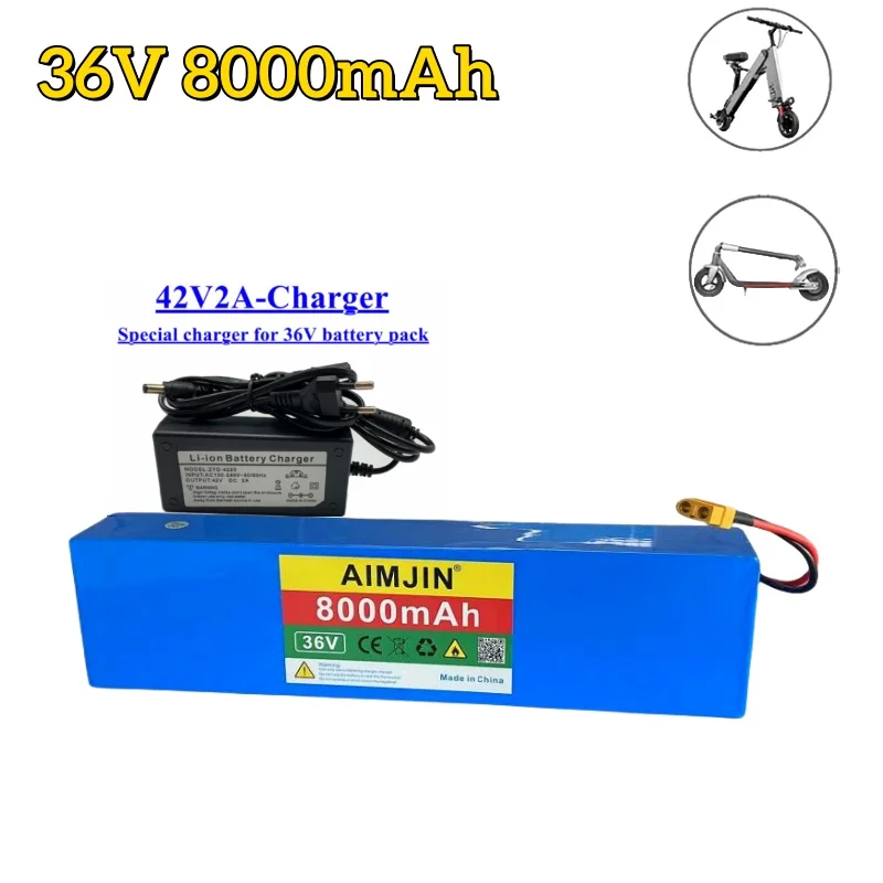 18650 10S3P Electric Skateboard Battery Kugoo M2 36V 8.0AH  Built-in Smart BMS Power 500W