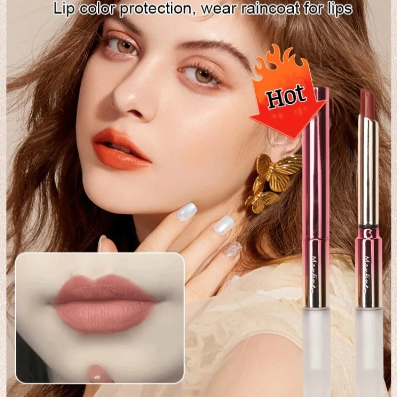 Wasserdichtes Make-up matten Lippenstift & Lip Liner nackten Lippenstift Bleistift Make-up Kosmetik Lippen balsam matt Creme Lippen balsam Lip liner