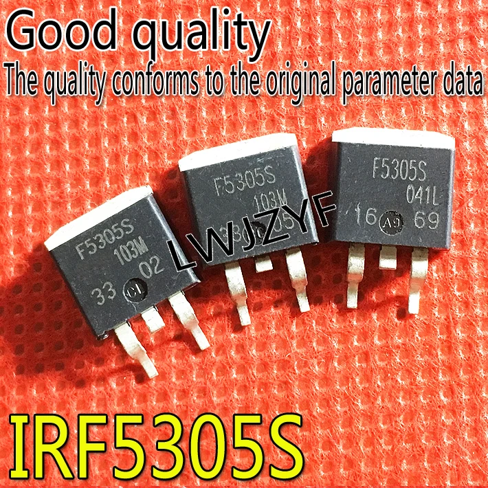 (1Pieces) New original large chip IRF5305S F5305S P TO-263 MOSFET P-channel chip Fast shipping