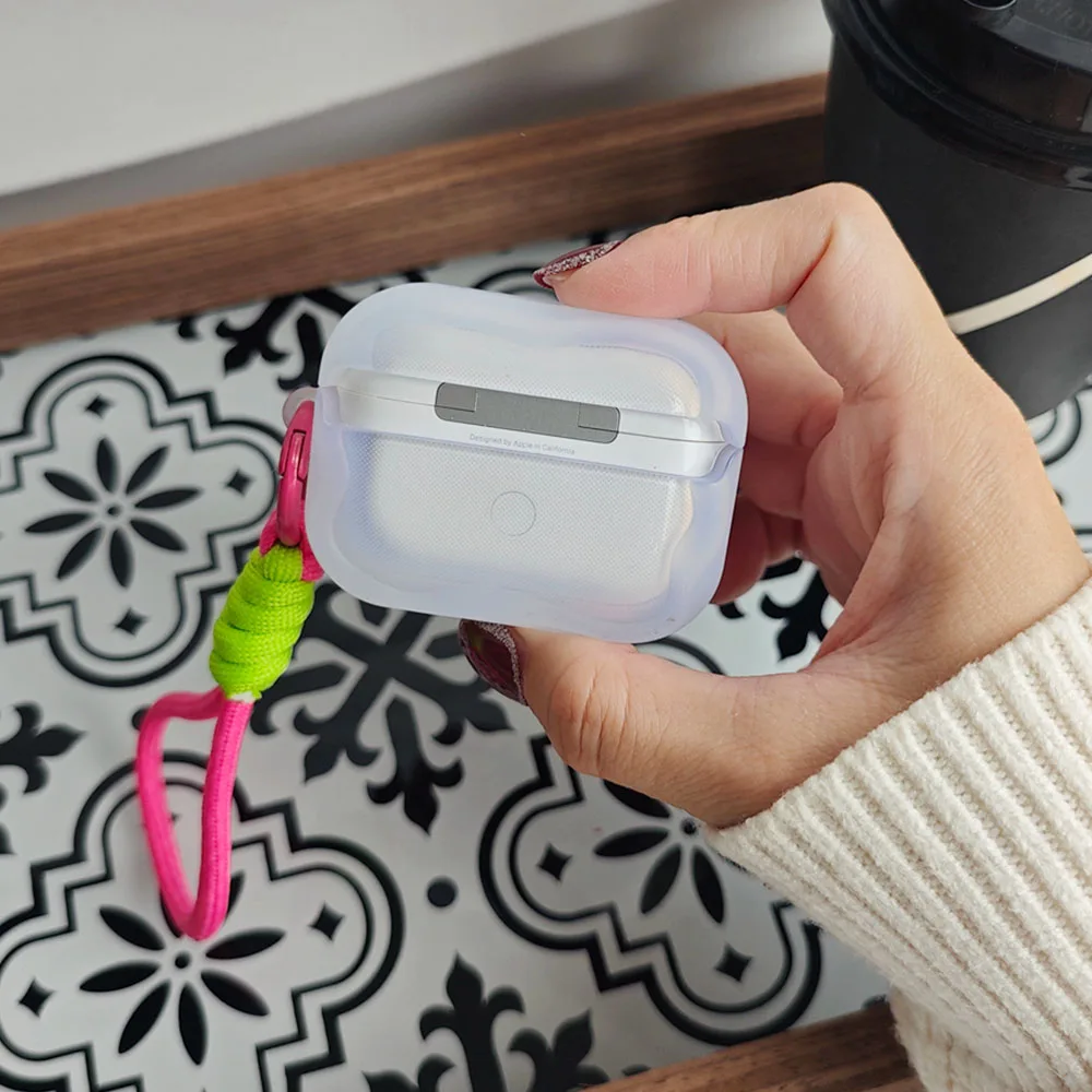 漫画の猫の波のケース,ピンクの蝶,ハート,smile,ins,1, 2,pro 2,2nd,ストラップ付きのかわいい女の子のカバー