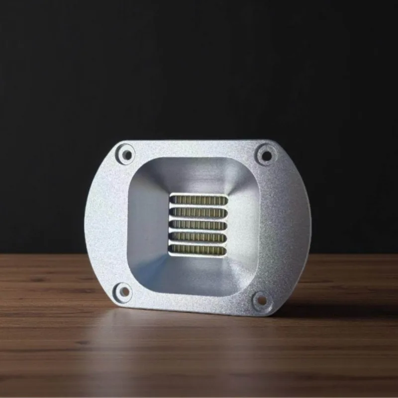For 74mm trimmed aluminum alloy treble pneumatic tweeter speaker, belt treble white