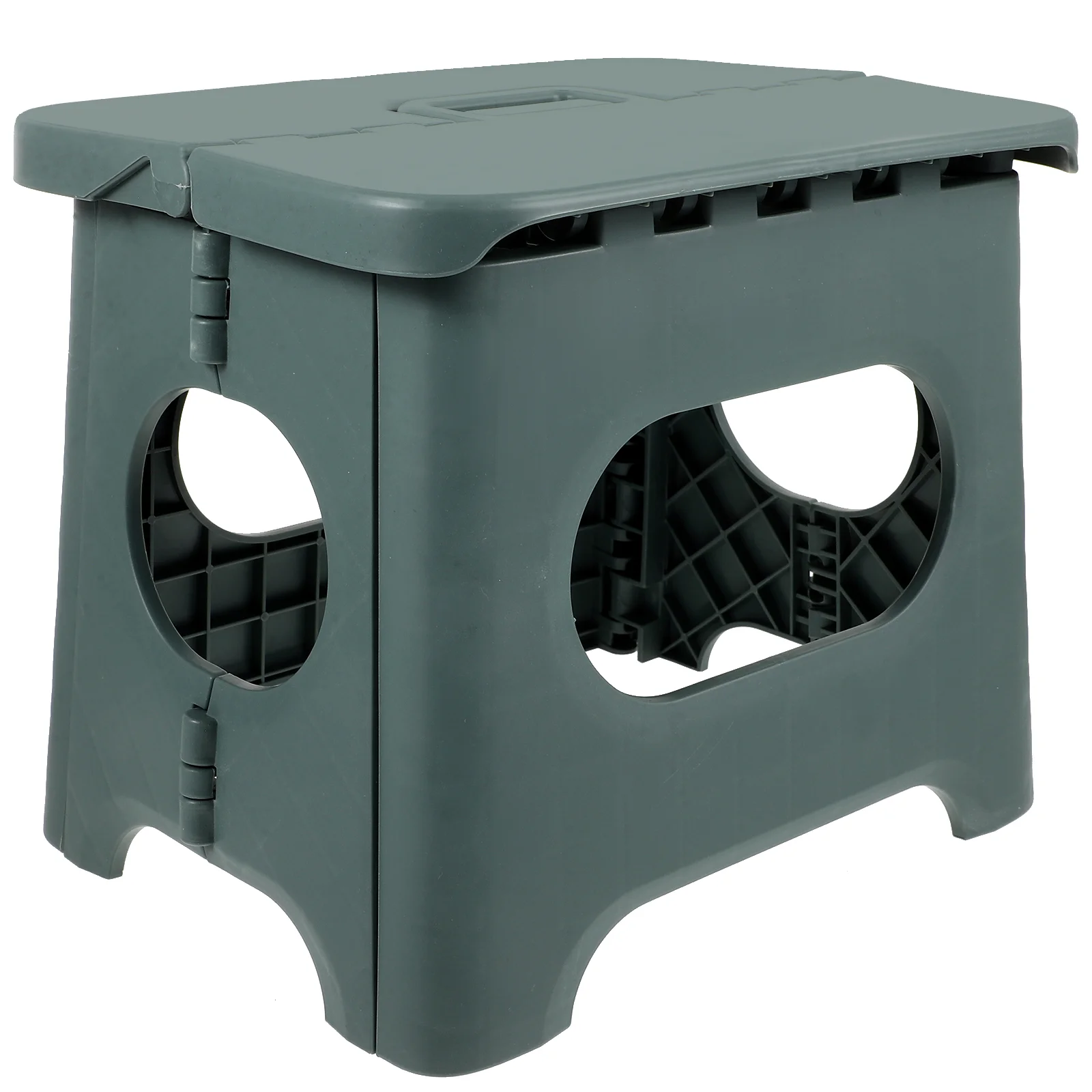 1Pc Kleine Opvouwbare Kruk Draagbare Opvouwbare Taboret Pure Kleur Opvouwbare Kruk Voor Thuiskantoor Badkamer (Groen)