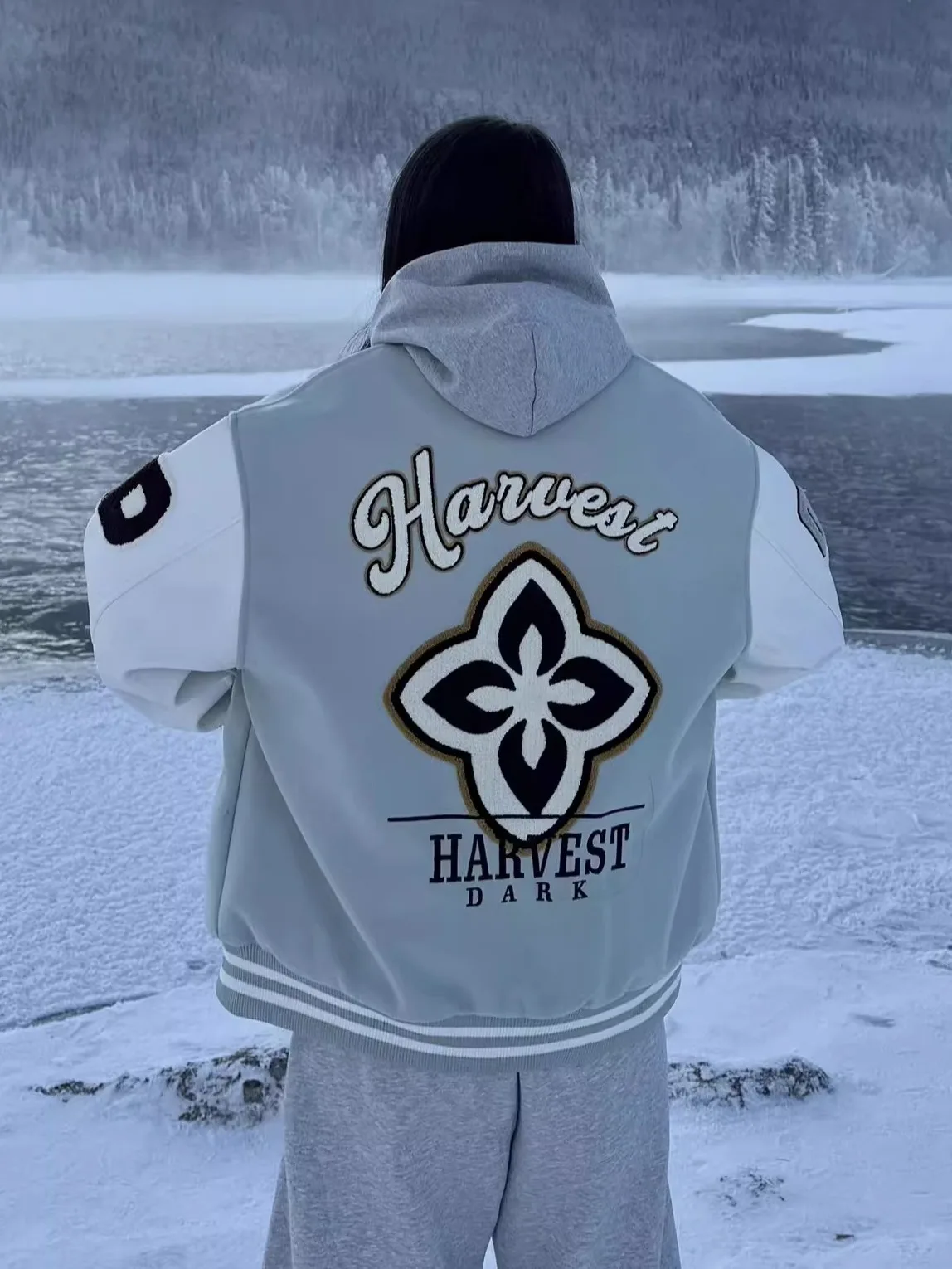 

Бейсбольная куртка с вышивкой в стиле ретро для пар, повседневная теплая верхняя одежда Spor, осенняя новинка, молодежная свободная посадка, длинный све