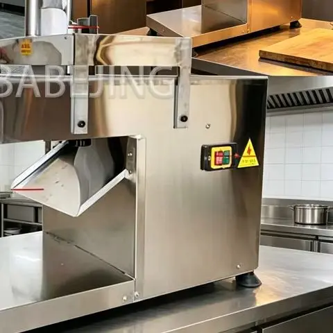 Industrial 304 Food Grade Stainless Steel Frozen Meat Cutting Machine Beef And Mutton Roll Forming Equipment for Kitchen