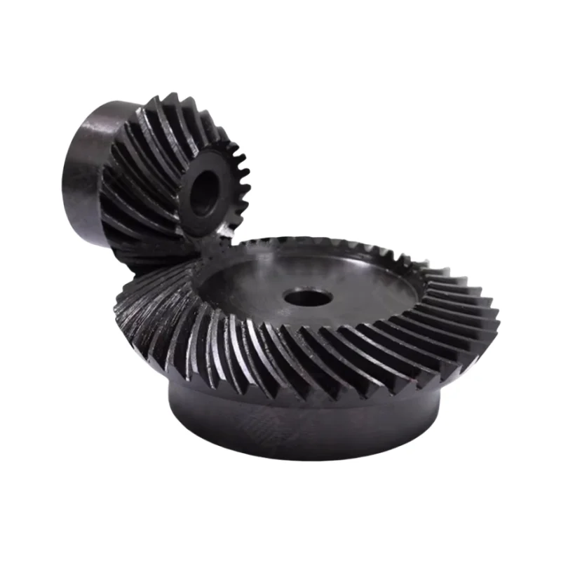 1Set/LOT 1.5M 2M 2.5M 15Teeth/30T/45T/60T/36T Precision Helical Bevel Gear Ratio 1:2 Gear High Frequency Hardening 45# Steel