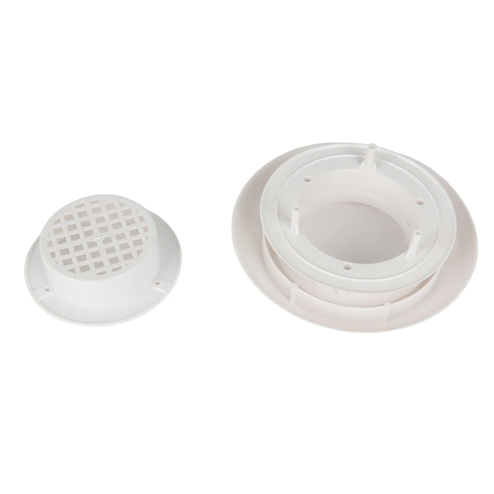 Presa d'aria rotonda Ventilatore Tappo antipioggia RV Testa a fungo Presa d'aria Ventilatore di scarico montato in parte superiore Accessori per camper NUOVO