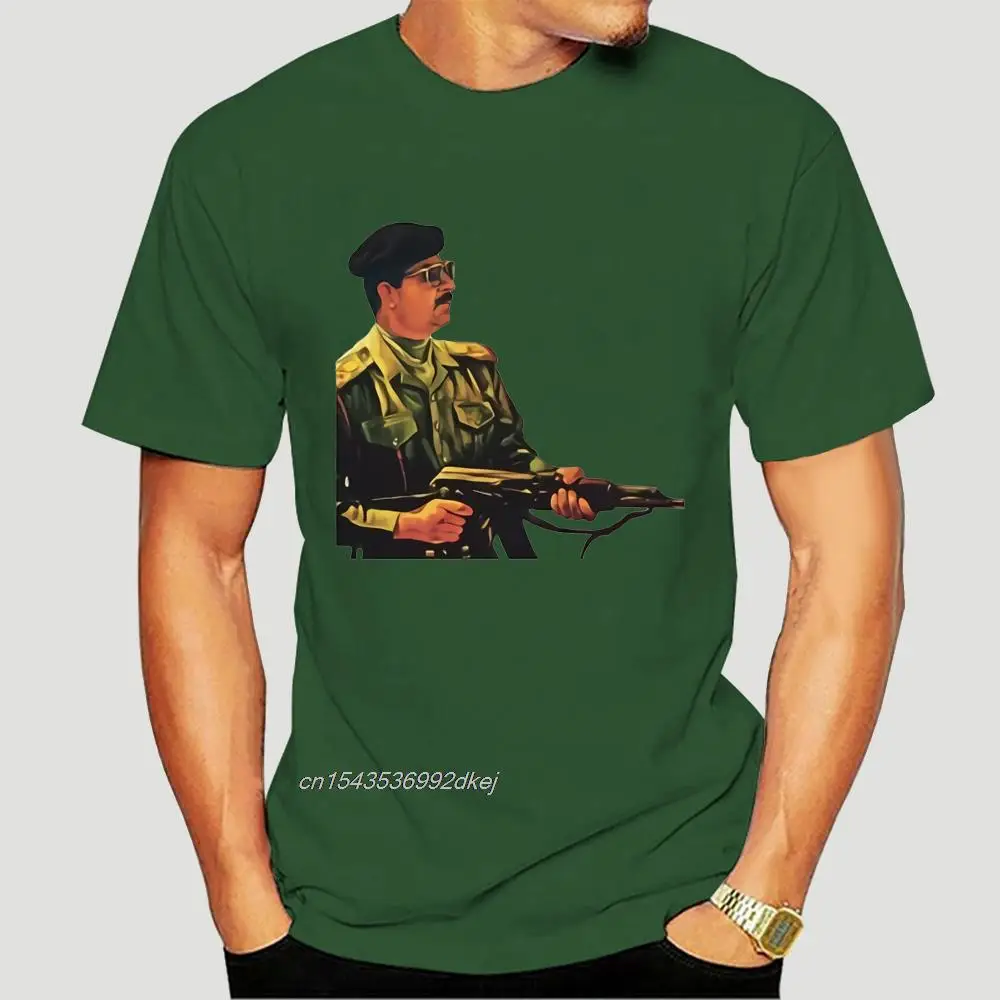 Saddam Hussein Iraq Bagdad Tikrit Mens T Shirt Custom Printed 100% Cotton T-shirts Fitness Clothing Cool Logo  Tops 2961D