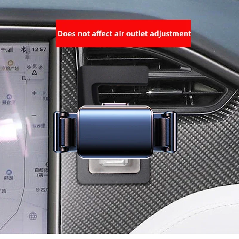 

Tesla X/S Mag Mount и беспроводное зарядное устройство (2014-21) — 360° ° Регулируемый, противоскользящий, без помощи рук Nav/Chg | Очистка воздуха без сигнала