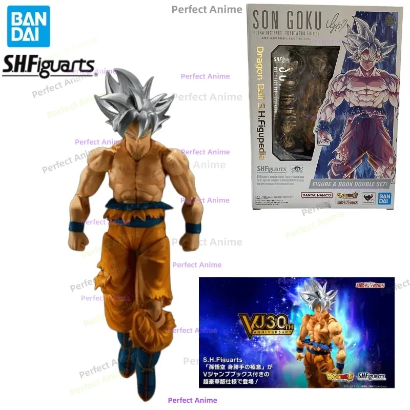 

Original Bandai Dragon Ball Z VJ30TH S.H.Figuarts Son Goku Ultra Instinct TOYOTAROU Edition Super Saiyan Action Figure Model Toy