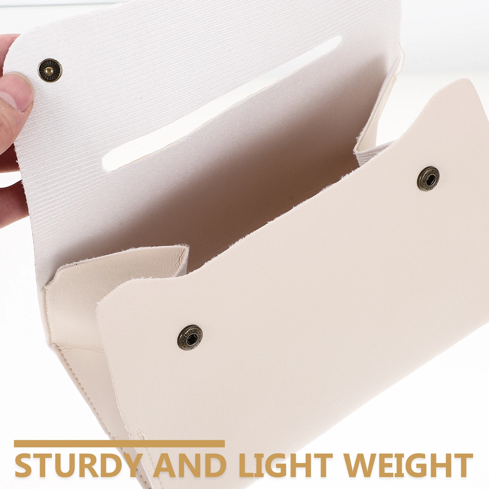 

Napkin Bag Paper Towel Case Tissue Box Holder PU Material Dining Table Accessory Minimalist Design Practical Storage