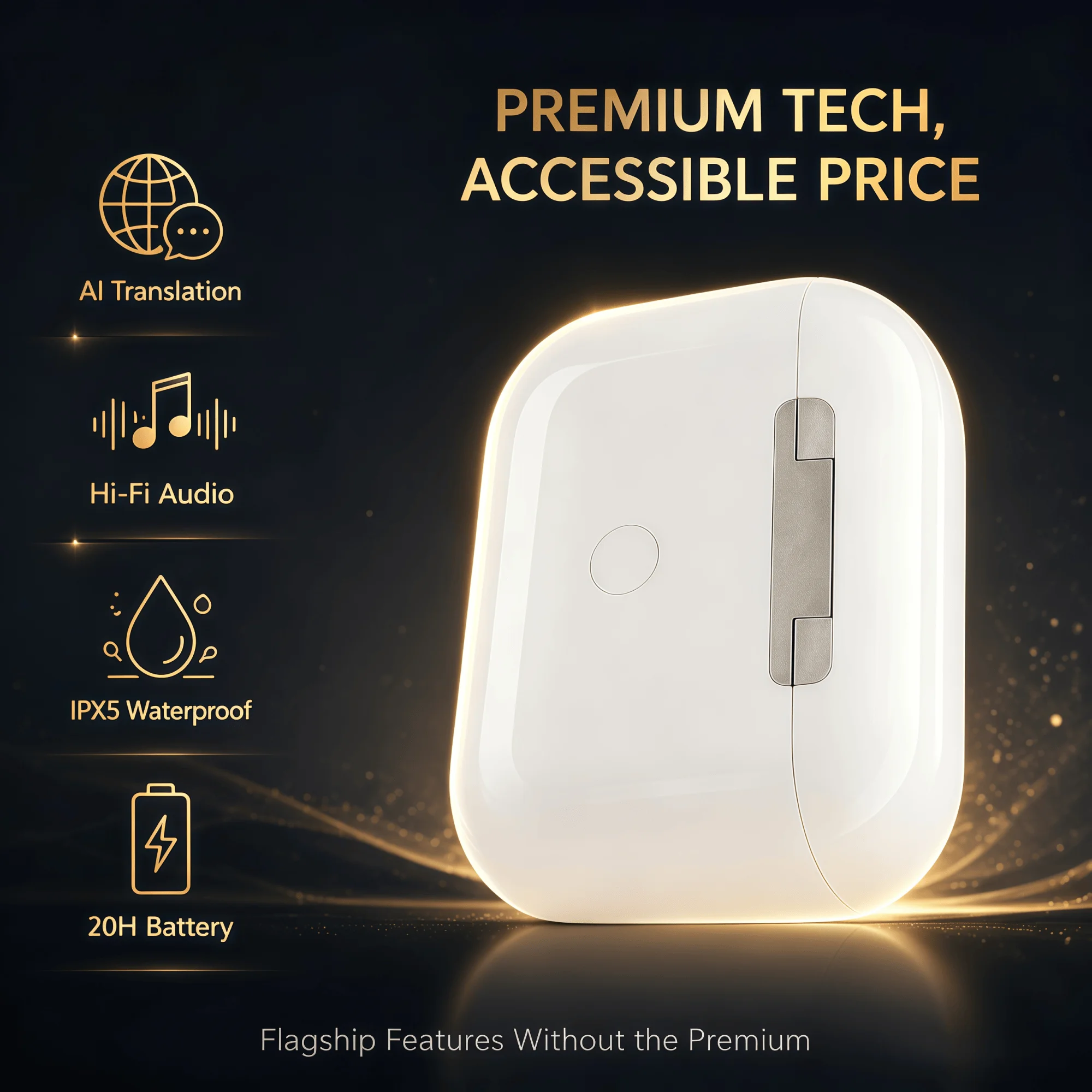 [AI Translate] HiFi Surround Stereo Earphones Noise Reduction Long Battery Headsets With Mic Subwoofer In Ear Sweatproof Earbuds