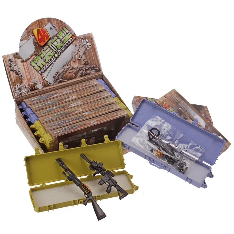 8box/set 1/6 4D Model Assemble Gun 2nd Generation 1: 6 Automatic Rifle Classic Toys Hardcover Plastic Boxed