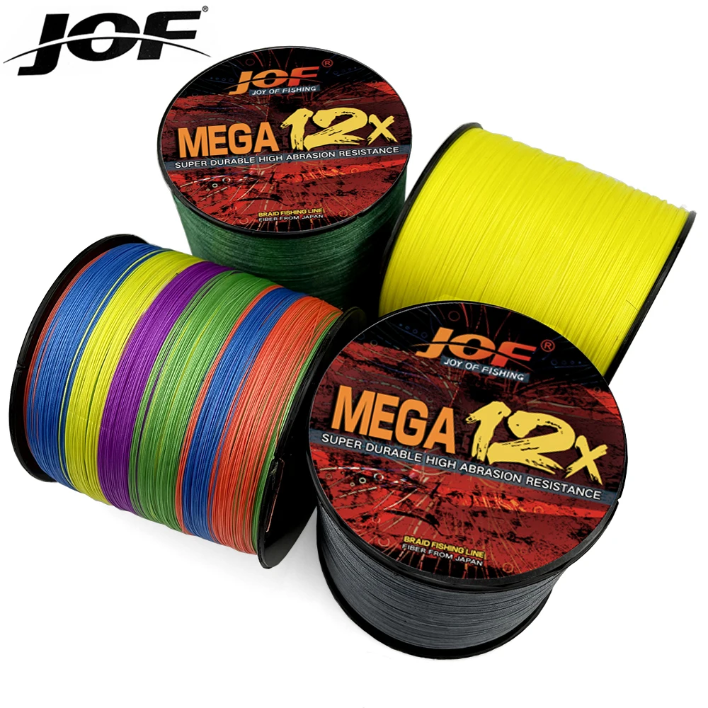 

12-strand Braided Fishing Line 300/500M High-strength Wear-resistant PE Line Carp Trout Max Resistance 25-120LB Salt/freshwater