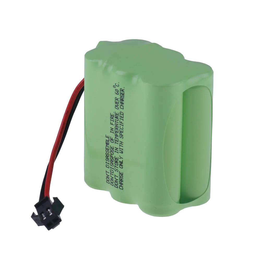 NiMH Rechargeable Battery and Charger for RC Toys, 7.2V, 4500mAh, carros, tanques, caminhões, robôs, armas, barco, AA, Ni-MH, Upgrade