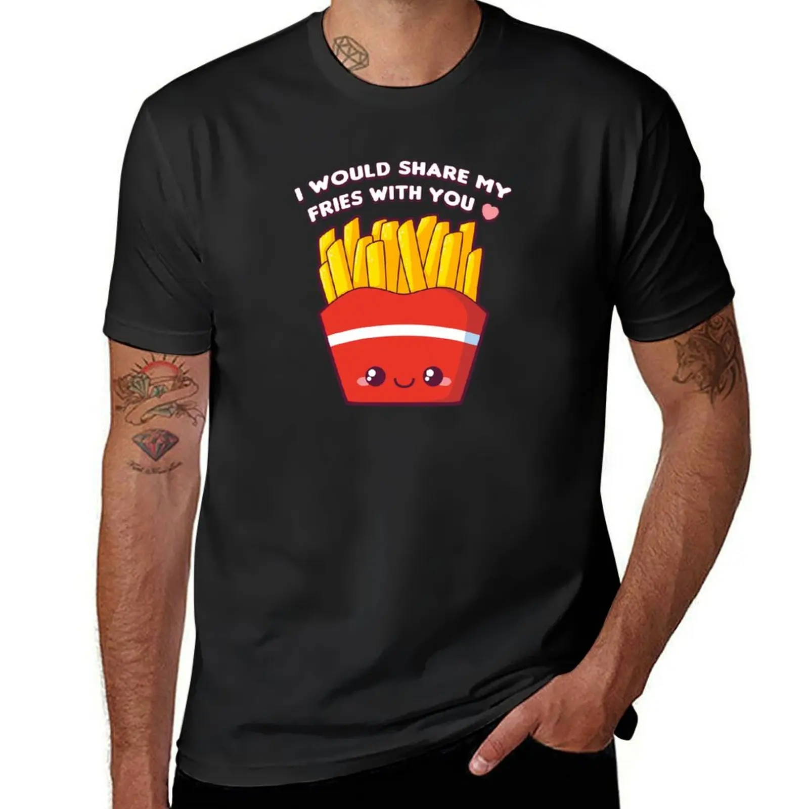 Share My Fries! T-Shirt funnys hippie clothes tops cute clothes mens graphic t-shirts funny